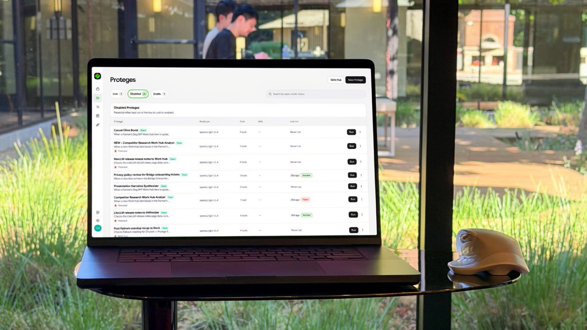 Hookshot™ event-driven automation dashboard for enterprise operations